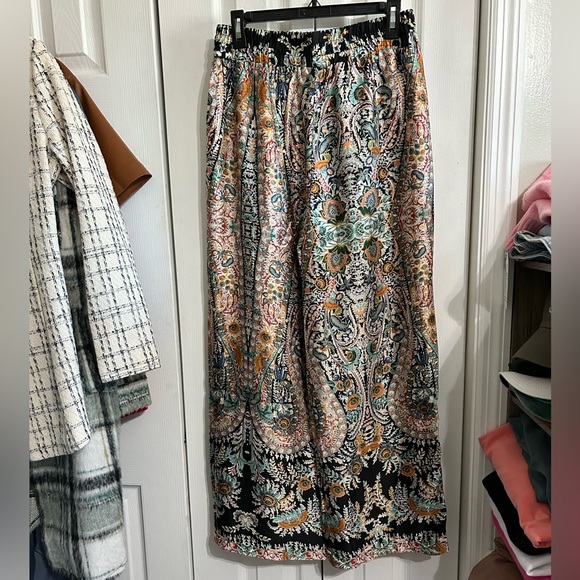 Molly Bracken wide leg pant size Large - Picture 5 of 7